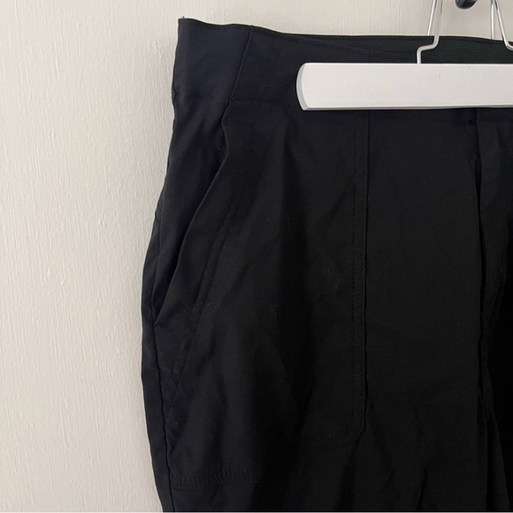 Women’s Hurley Tech Pants Black Zip Pockets Snow Ski Elastic Waist Snap Black 16 - Picture 2 of 13